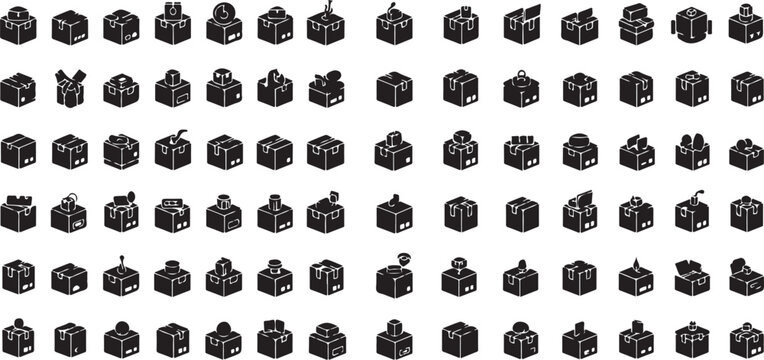 Black Apple Icons on White Background Pattern