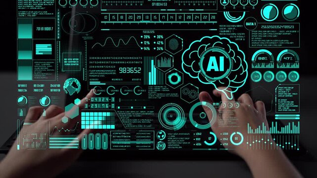 AI Assistant Brain Processor with LLM Technology, Big Data, Machine Learning, Generative AI for Business Support, Future Agentic AI Technology and Artificial Intelligence Prompt Engineering. Thunk