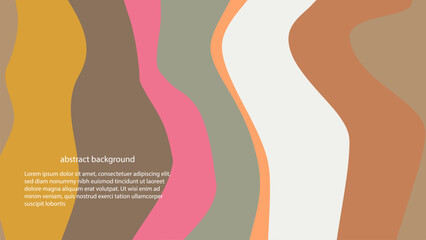 Naklejka premium eye-catching abstract background featuring colorful, flowing organic waves in a modern, professional layout perfect for posters, web banners, or presentation slides.