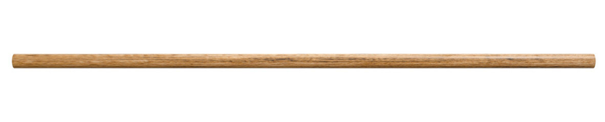 3d render of a long wooden stick with realistic timber texture and smooth cylindrical rod shape. highly detailed wood grain surface for architectural or natural material visualization. © Luminax Visuals