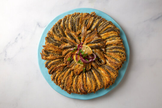 Fried Anchovies (Turkish Name: Hamsi Tava)