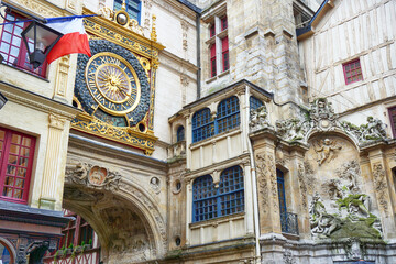 Fototapeta premium Great Clock, Rouen, France
