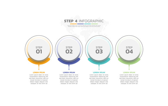 Presentation business abstract background infographic template colorful