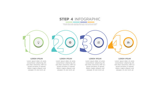 Presentation business abstract background infographic template colorful