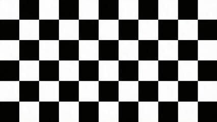 Obraz premium Black and white checkered pattern