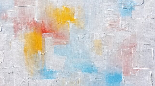 Vibrant abstract art showcase modern gallery digital painting creative space close-up contemporary expressionism