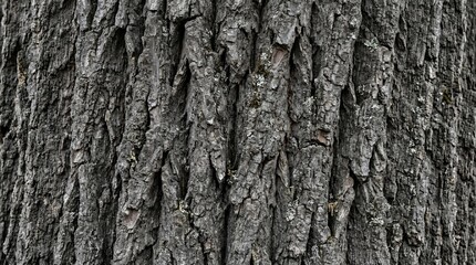 Fototapeta premium Close-up Macro Texture of Dark Gray Oak Tree Bark.