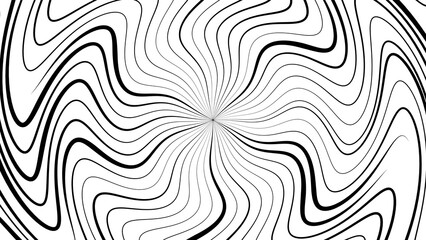 Obraz premium Swirling vortex speed pattern, hypnotic motion spiral, radial wave effect, illustation