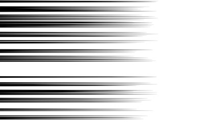 Horizontal speed lines for motion effect, fast tracking lines, illustation © Photography Mahi