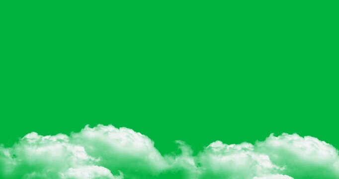 Halloween celebration animation with dark clouds on a black background.