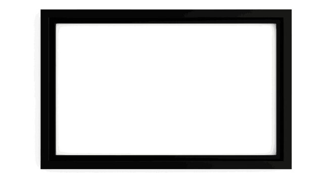 Black rectangle frame border.