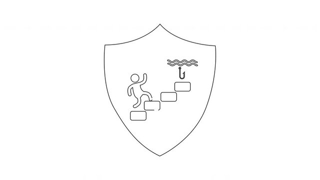 Shielded Success - Overcoming Obstacles and Avoiding Traps.