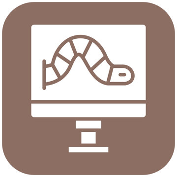 Computer Worm Icon