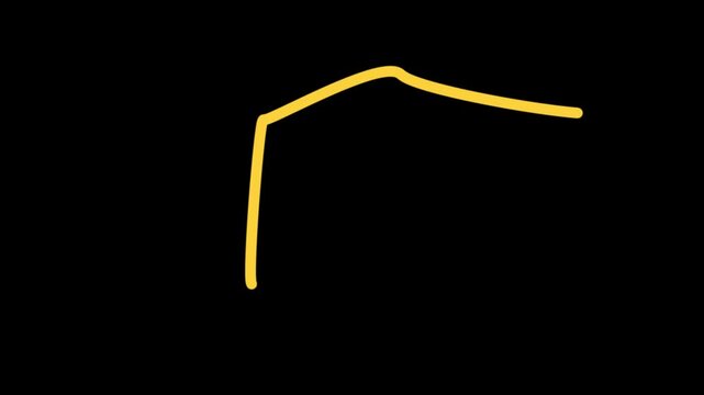 Minimalist animated loading spinner progress bar yellow animation circle clean dynamic