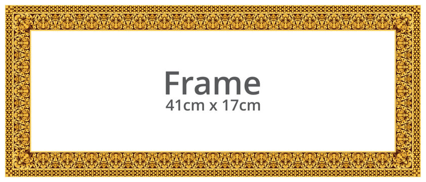 Khmer ornament pattern Kbach khmer floral frame