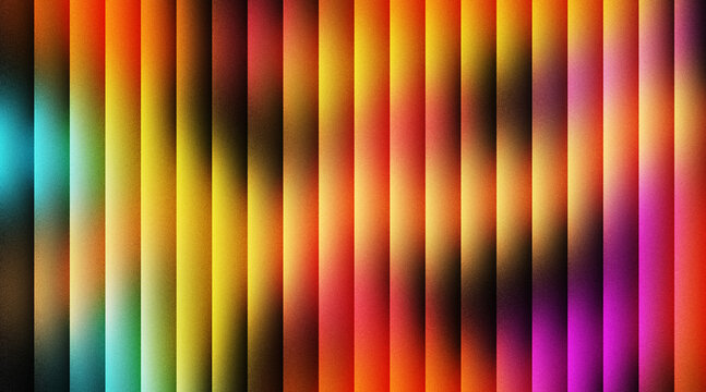 Vibrant Abstract Vertical Gradient Background with Yellow, Orange, Red and Pink Glow, Soft Grain Texture Stripes, Colorful Modern Design for Wallpaper and Branding