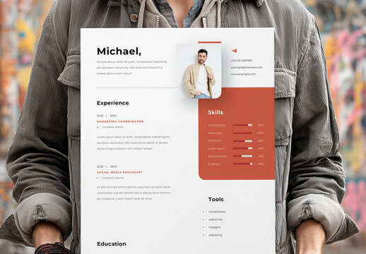 CV Resume Design Layout