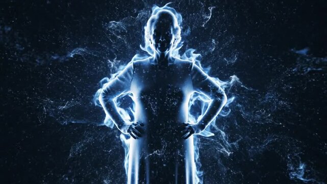 An intricate network of luminous blue blood vessels branching out across a textured reddish surface, representing a biological system or circulatory pathway