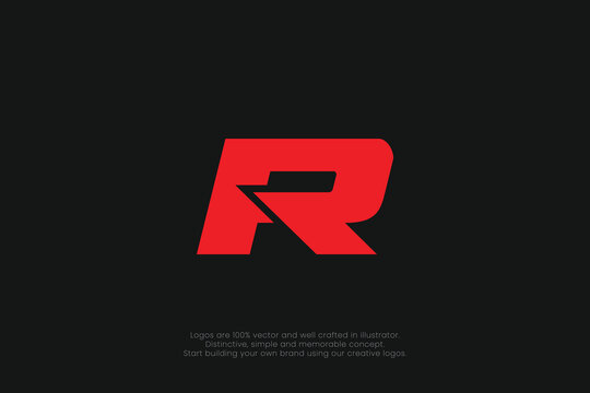 R Letter Monogram Logo