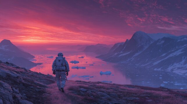 Strategic horizons: us military presence in arctic frontiers. Daily life. Embroidered emblems above the arctic: enriching boundaries in greenland. Candid shot. Breaking news.