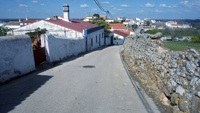 Ortsbild von oben Ameixial Serra do Caldeir&atilde;o, Algarve