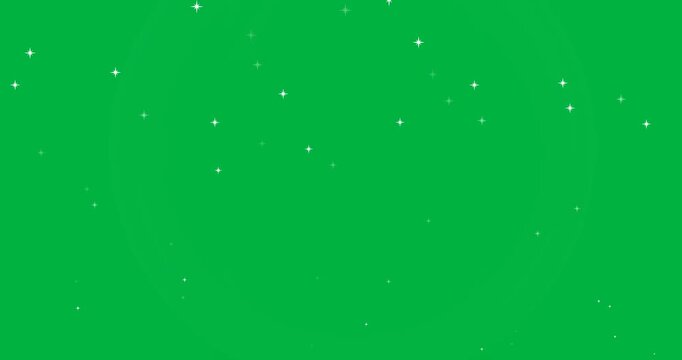 Digital animation of snow globe against clouds on blue background