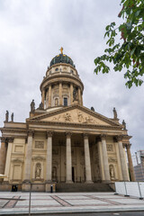Obraz premium German Cathedral — a major architectural landmark at Gendarmenmarkt square in Berlin.Germany.