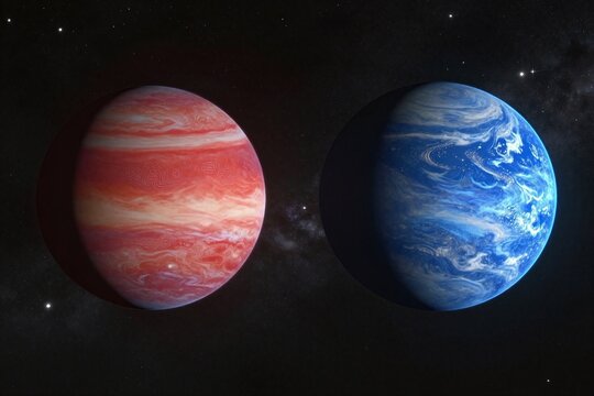 an artist's impression of kepler's kepler - like planets