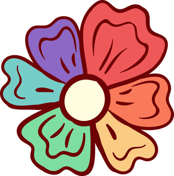 Colorful Flower Illustration