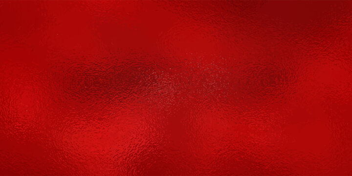 Red foil paper decorative texture background for artwork. Metallic red background foil paper for Christmas background wrapping paper design for Christmas gift, shiny vintage grunge background texture.