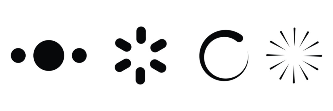 Loding icon flat vector design eps 10.
