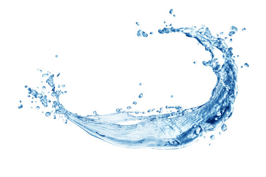 water splash isolated on white background