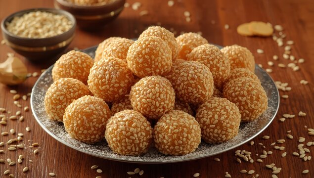 Sesame sweets or Rewri balls