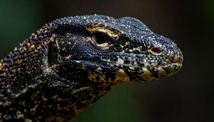 Fototapeta premium Monitor Lizard Portrait.