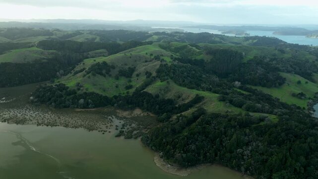 Landscape Shot Mountains and Mangrove