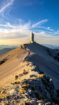 Mont Ventoux summit climb.