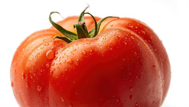 big tomato against a light backdrop