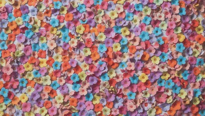 Obraz premium group of small vibrant blooms