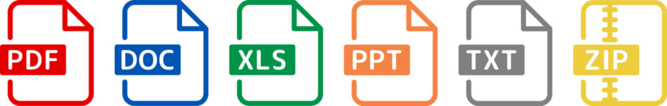 ドキュメントアイコンセット