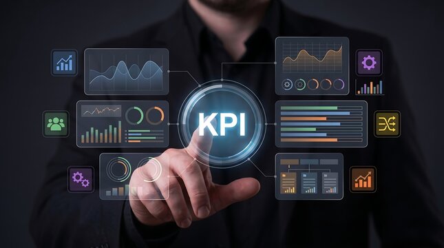 KPI key performance indicator The concept of analyzing dashboards of key performance indicators (KPIs) using Business Intelligence (BI) systems to measure performance against planned targets,  ai