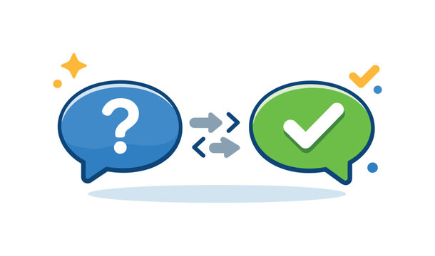 User intent disambiguation and clarification flows focused on resolving unclear actions or inputs before executing tasks in digital interfaces, a question mark combined
