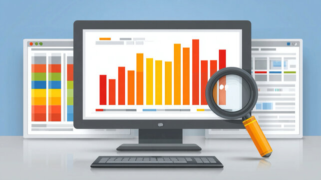 Descriptive analytics, systems analyzing historical data to summarize trends, patterns, and performance metrics