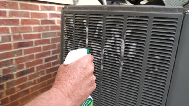 Cleaning Air Conditioner Coils on Outdoor Unit to Improve Efficiency