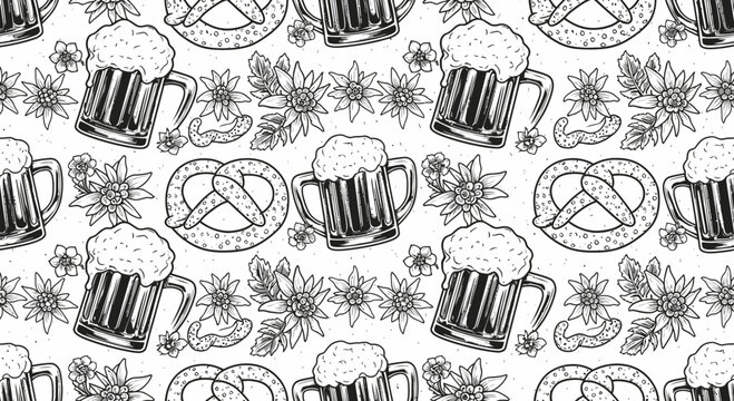 seamless pattern with cutlery