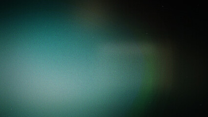 Fototapeta premium Soft gradient blur with subtle greenish-turquoise haze and grainy texture abstract