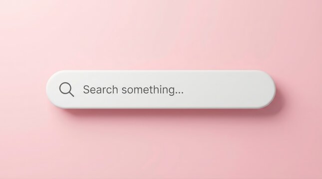 Search bar with "Search something..