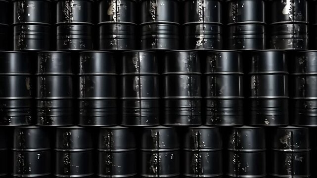 Spinning Oil Barrels 