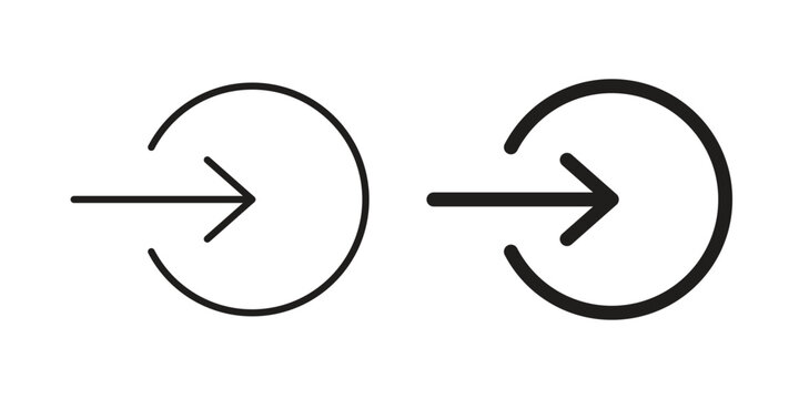 Enter icon graphic vectors for website design