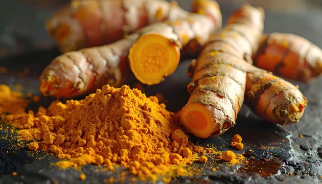 Turmeric roots