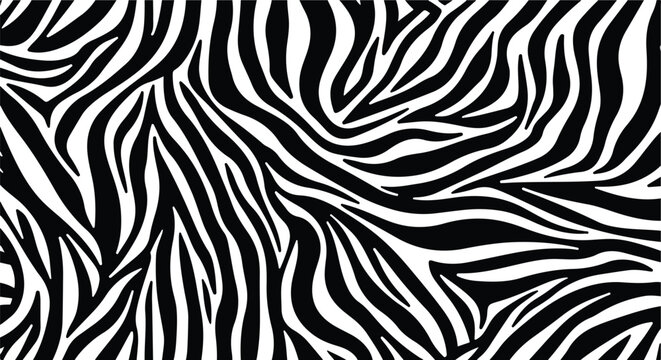 black and white zebra stripe pattern background